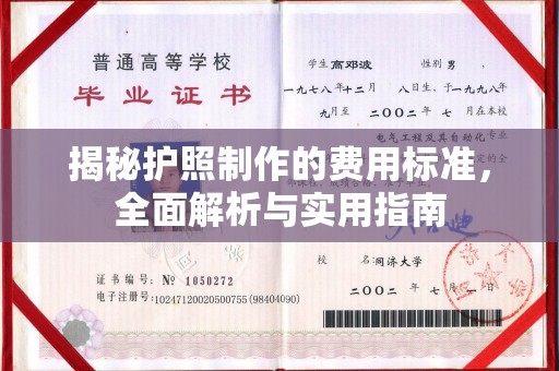 突泉揭秘护照制作的费用标准，全面解析与实用指南